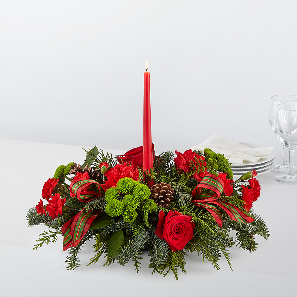 By the Candlelight Centerpiece – ANGELOS FLOWERS & GIFTS INC, Mississauga ON