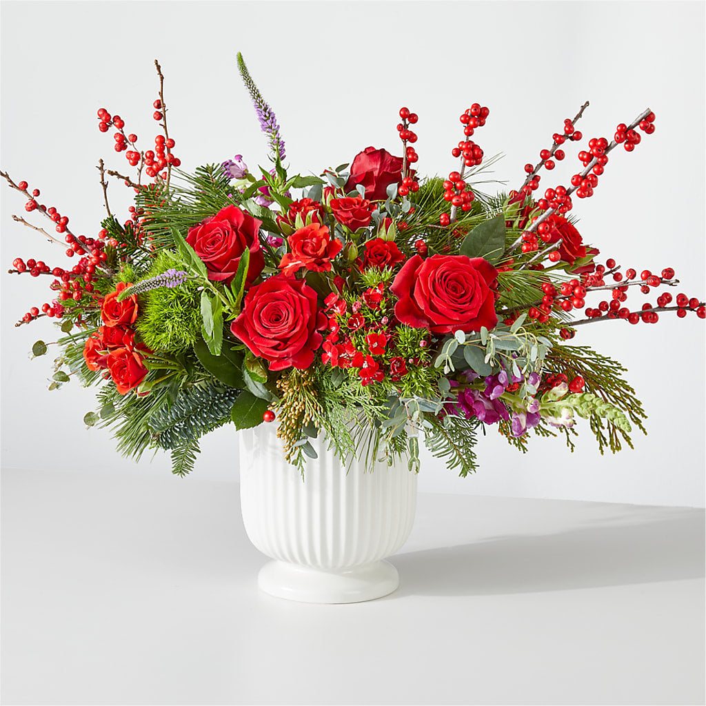 Big Red Bow Bouquet – ANGELOS FLOWERS & GIFTS INC, Mississauga ON