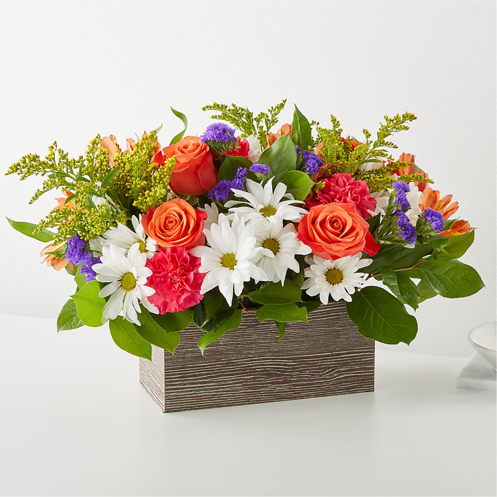 Oopsie Daisy Box Bouquet – ANGELOS FLOWERS & GIFTS INC, Mississauga ON