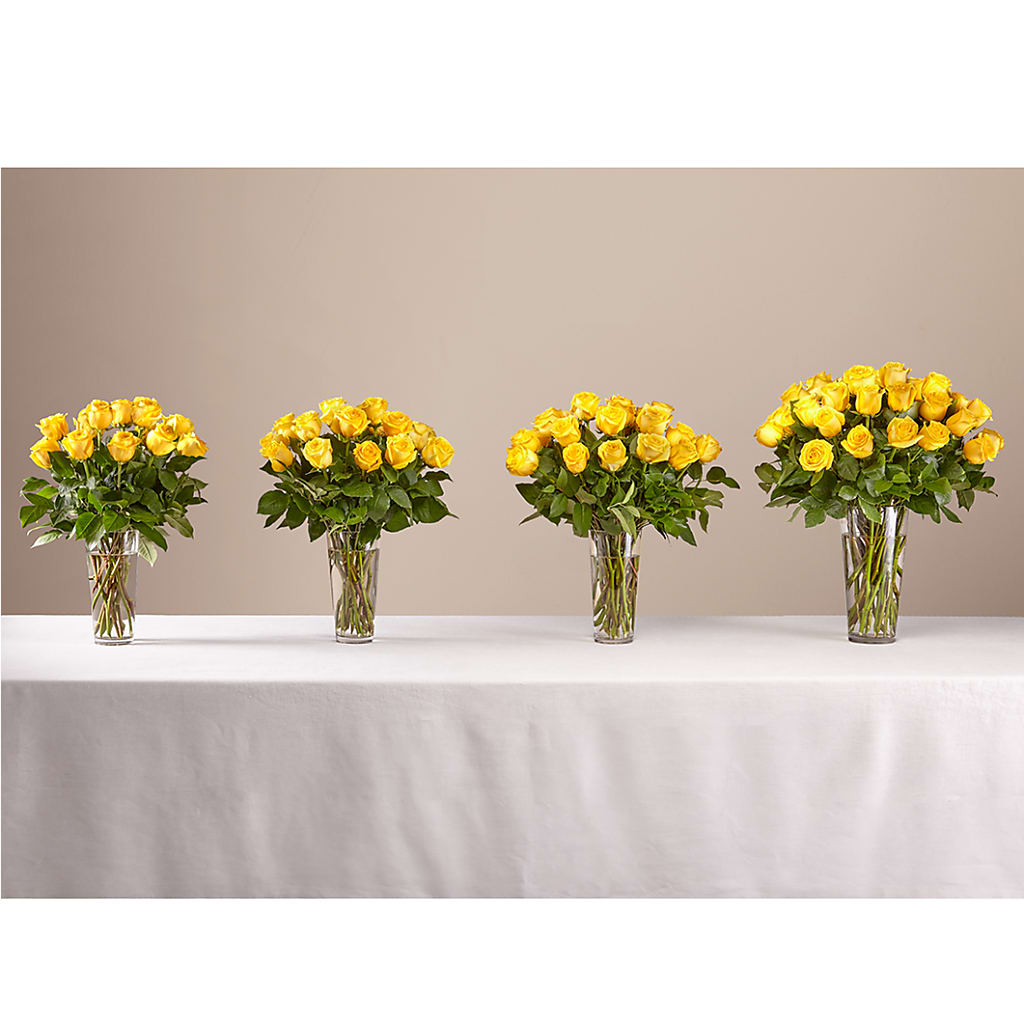 Long Stem Yellow Rose Bouquet – ANGELOS FLOWERS & GIFTS INC, Mississauga ON
