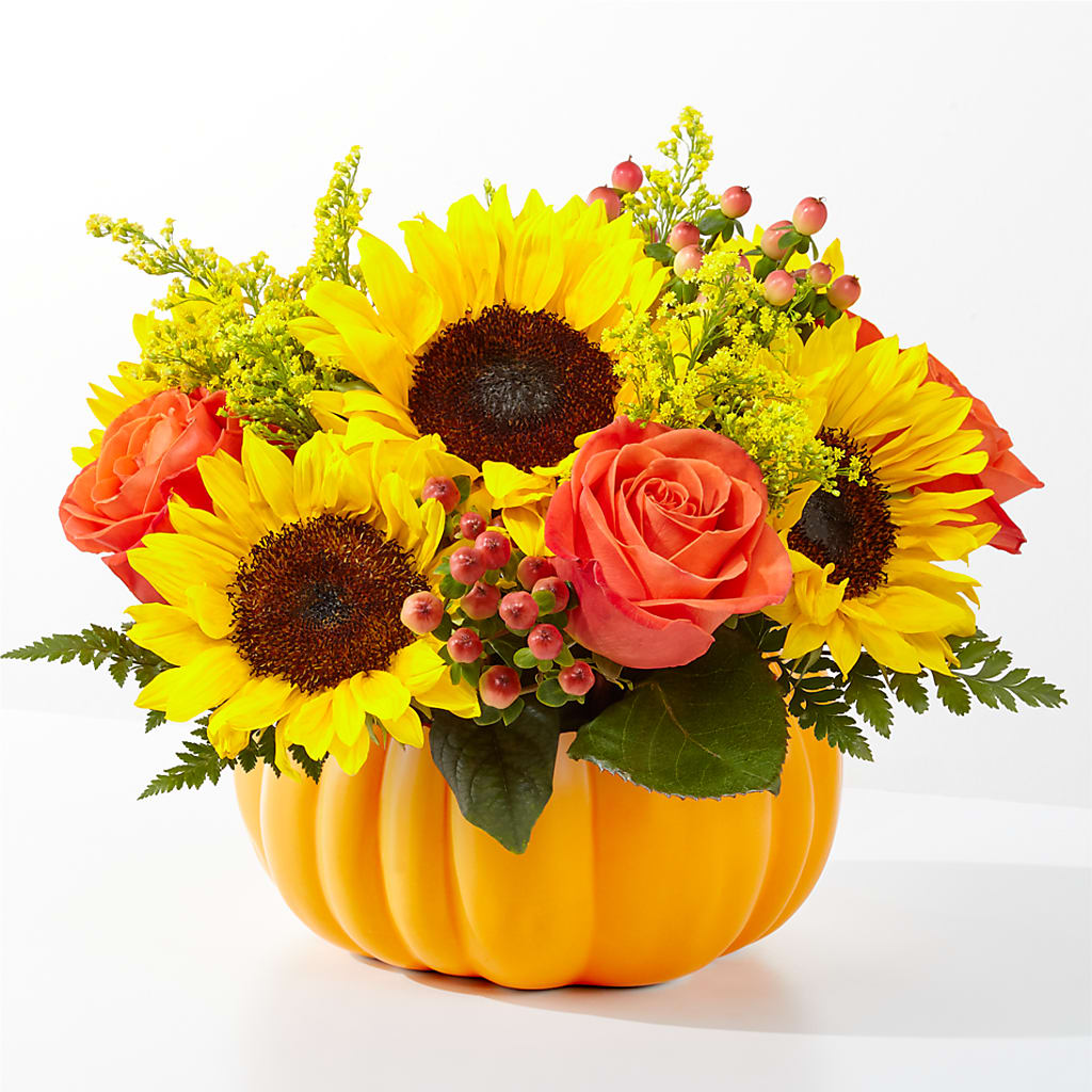 Pick of the Patch Pumpkin Bouquet – ANGELOS FLOWERS & GIFTS INC, Mississauga ON