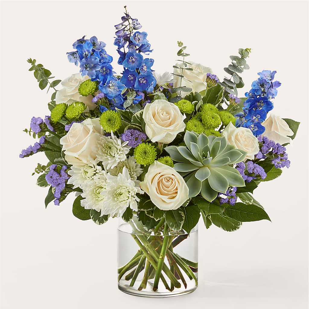 Cerulean Waves Bouquet – ANGELOS FLOWERS & GIFTS INC, Mississauga ON