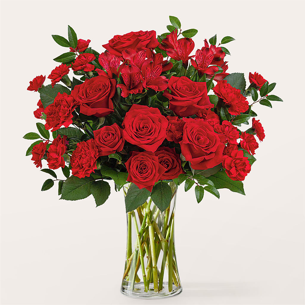 Brilliant Ruby Bouquet – ANGELOS FLOWERS & GIFTS INC, Mississauga ON