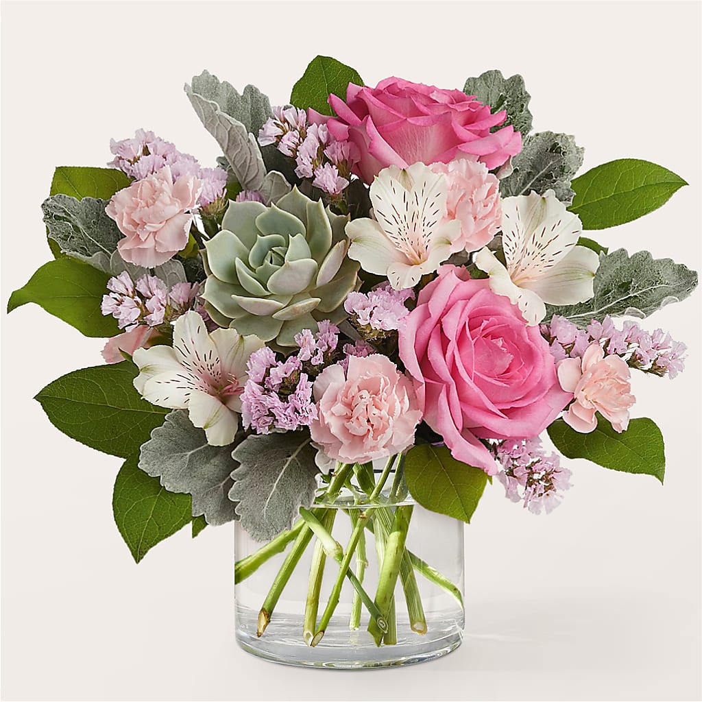 Dusty Rose Bouquet – ANGELOS FLOWERS & GIFTS INC, Mississauga ON