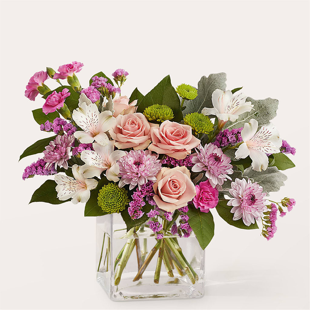 Pink Suede Bouquet – ANGELOS FLOWERS & GIFTS INC, Mississauga ON