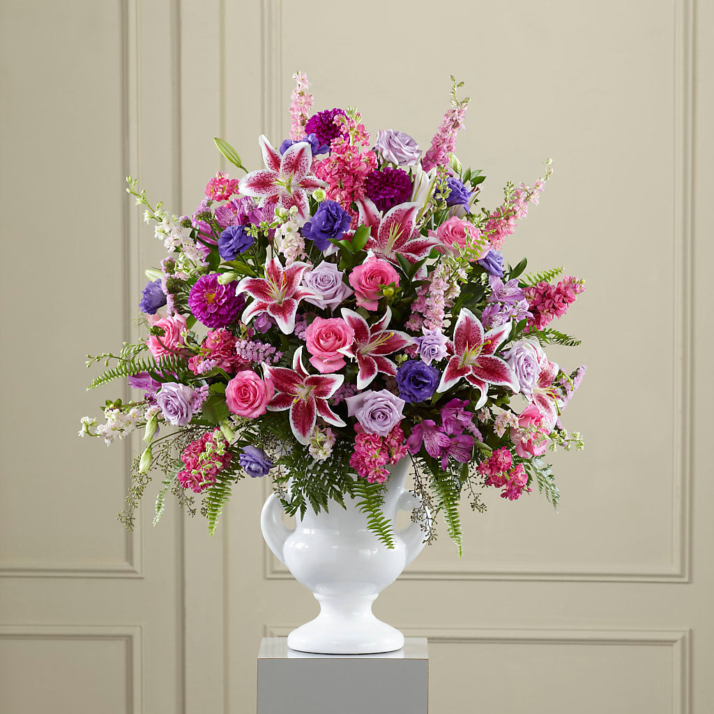 Peaceful Tribute Arrangement – ANGELOS FLOWERS & GIFTS INC, Mississauga ON