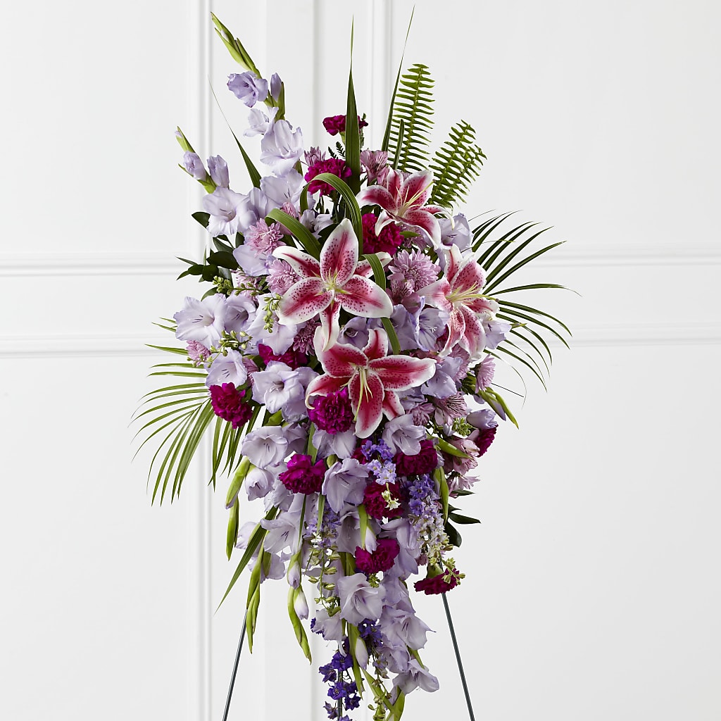 Tender Touch Standing Spray – ANGELOS FLOWERS & GIFTS INC, Mississauga ON
