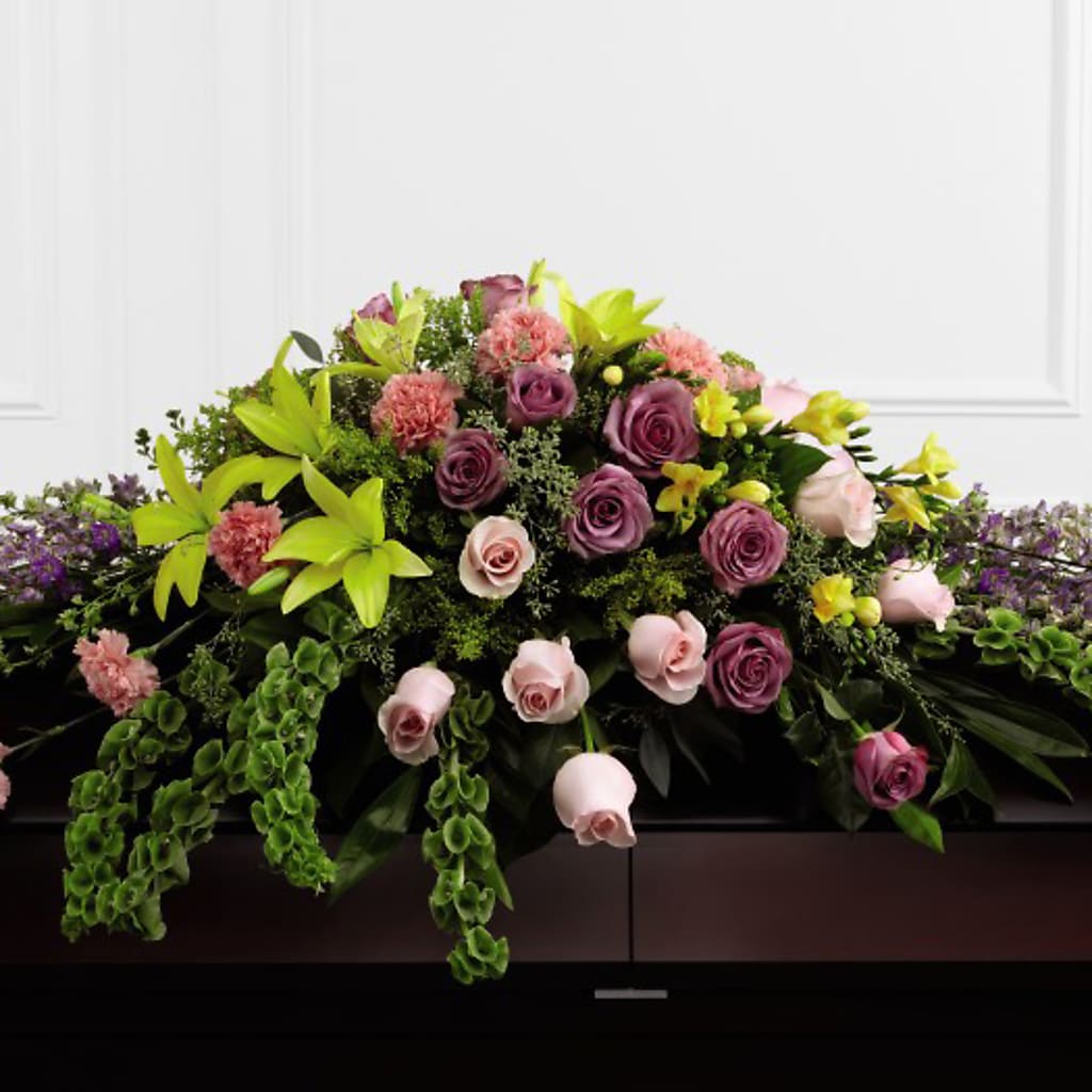 Forever Beloved Casket Spray – ANGELOS FLOWERS & GIFTS INC, Mississauga ON