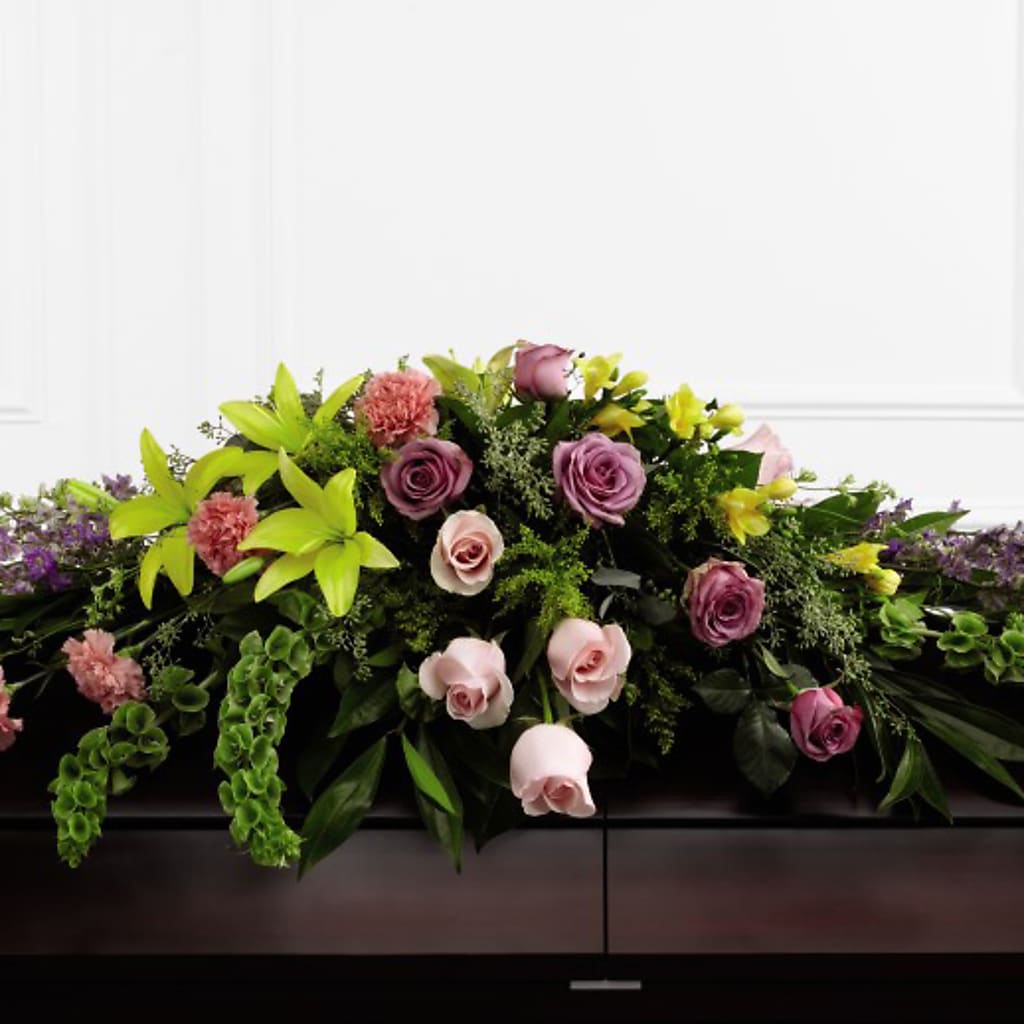 Forever Beloved Casket Spray – ANGELOS FLOWERS & GIFTS INC, Mississauga ON