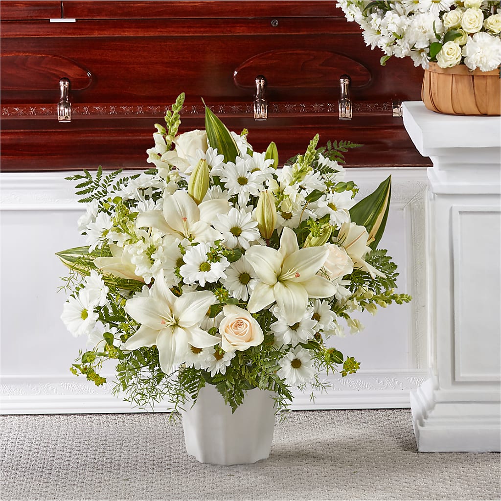 Thoughts of Tranquility Floor Basket – ANGELOS FLOWERS & GIFTS INC, Mississauga ON