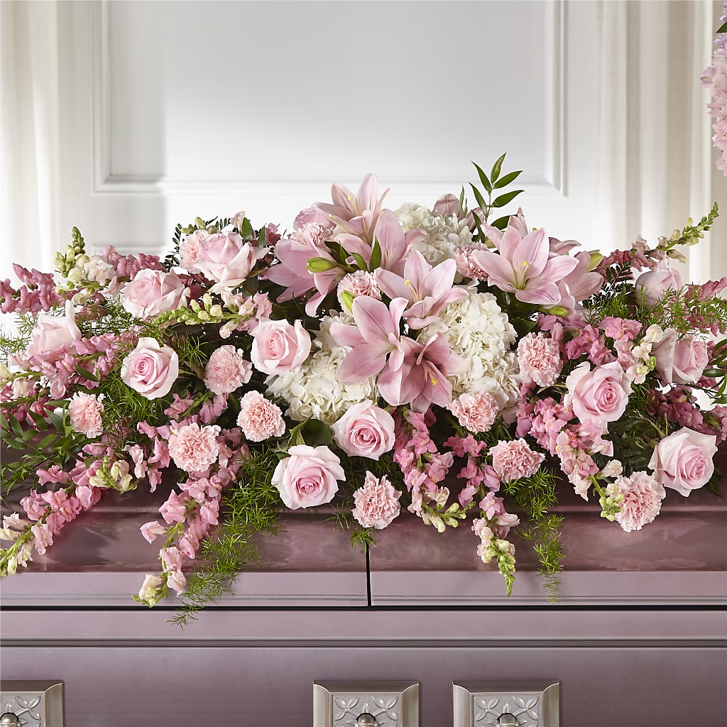 Life & Remembrance Casket Spray – ANGELOS FLOWERS & GIFTS INC, Mississauga ON
