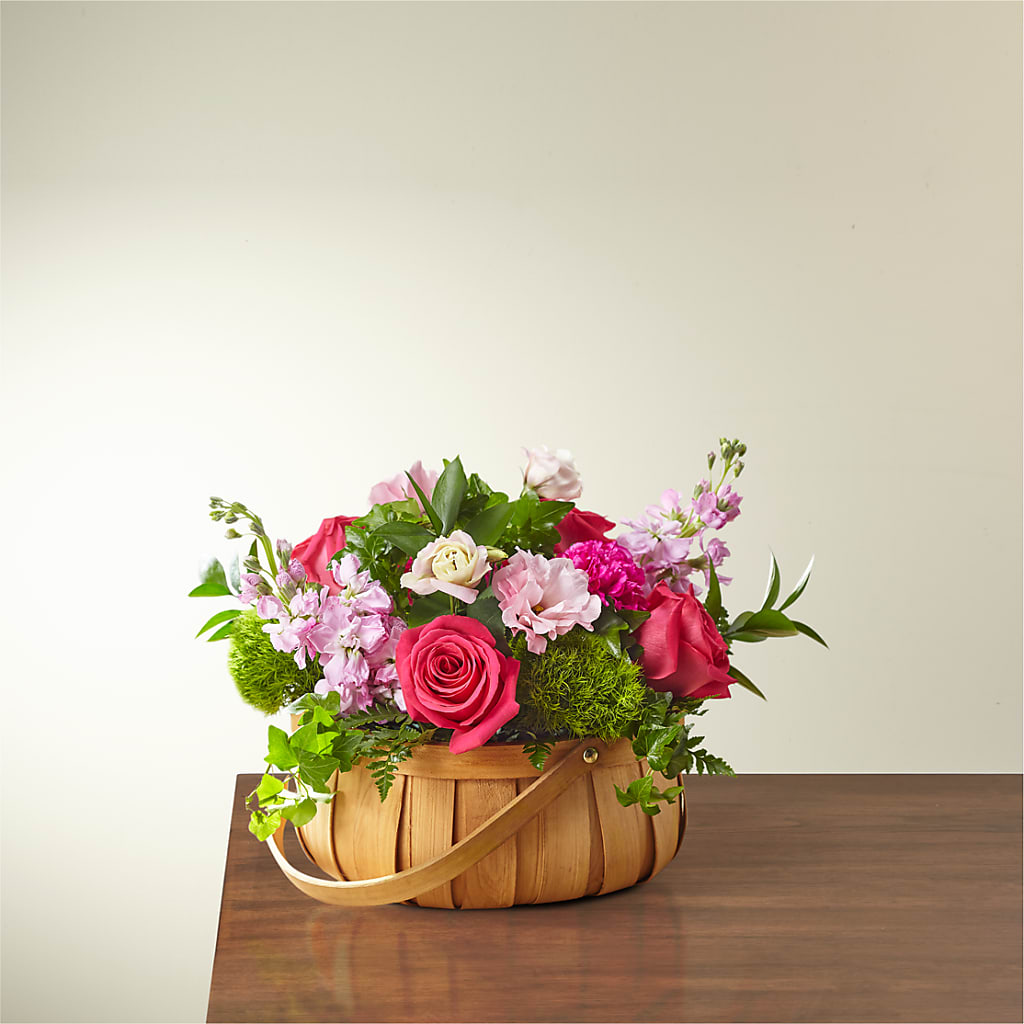 Radiance in Bloom Basket – ANGELOS FLOWERS & GIFTS INC, Mississauga ON