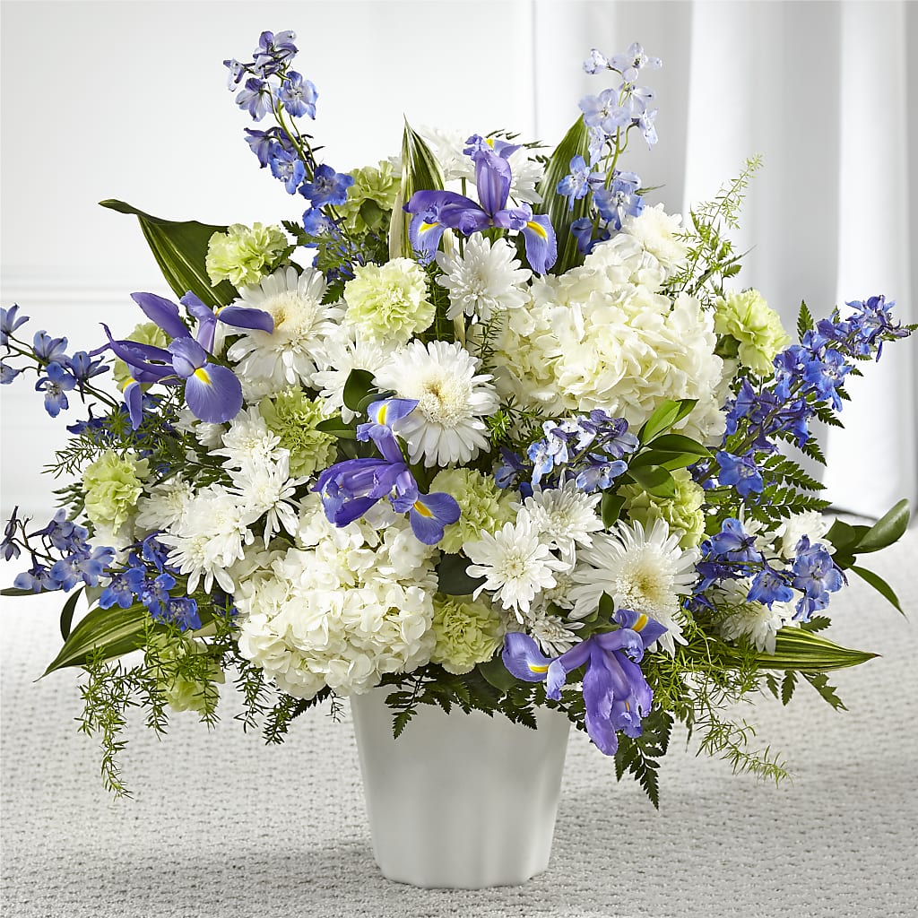 Soft Serenity Floor Basket – ANGELOS FLOWERS & GIFTS INC, Mississauga ON