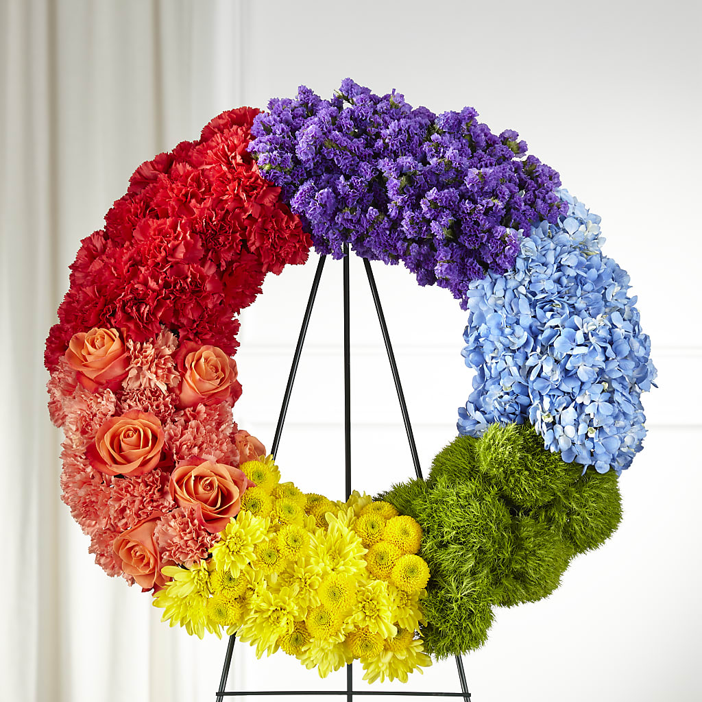 Circle of Love Wreath – ANGELOS FLOWERS & GIFTS INC, Mississauga ON