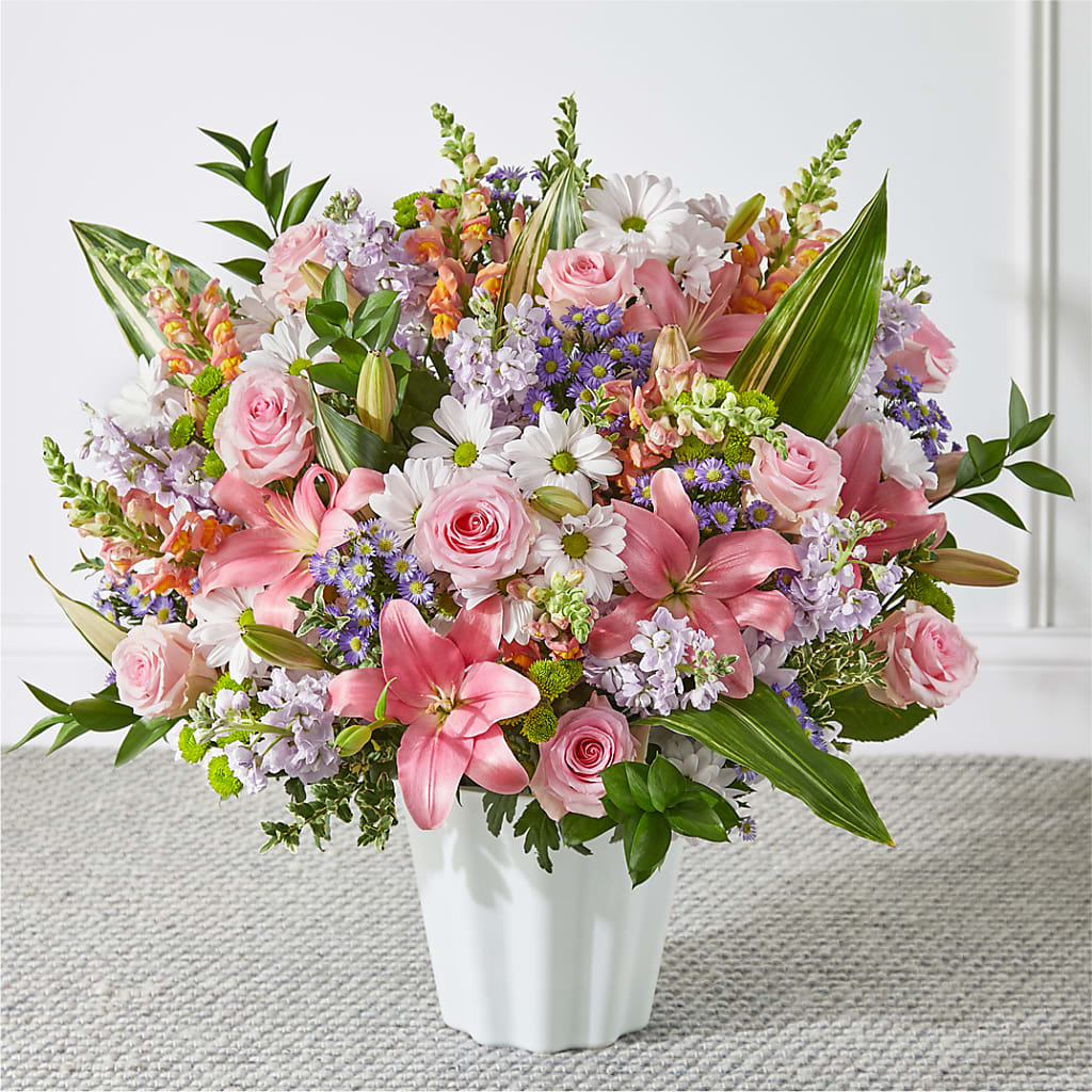 Abundant Compassion Floor Basket – ANGELOS FLOWERS & GIFTS INC, Mississauga ON