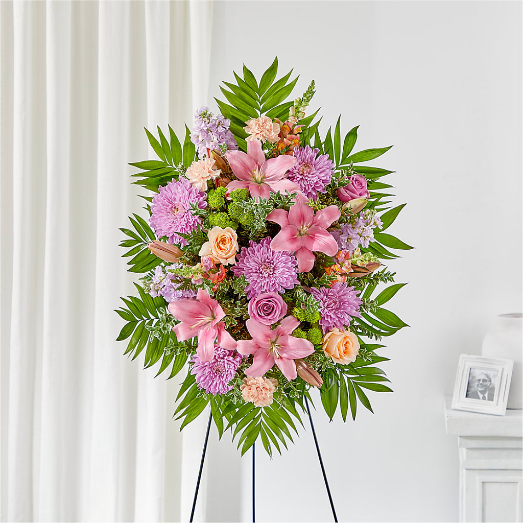 Love & Light Standing Spray – ANGELOS FLOWERS & GIFTS INC, Mississauga ON