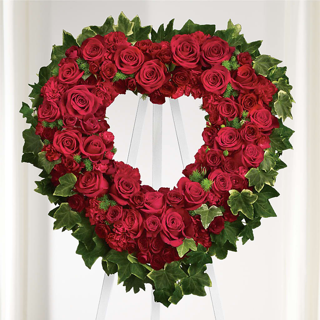 Wholehearted Standing Spray – ANGELOS FLOWERS & GIFTS INC, Mississauga ON