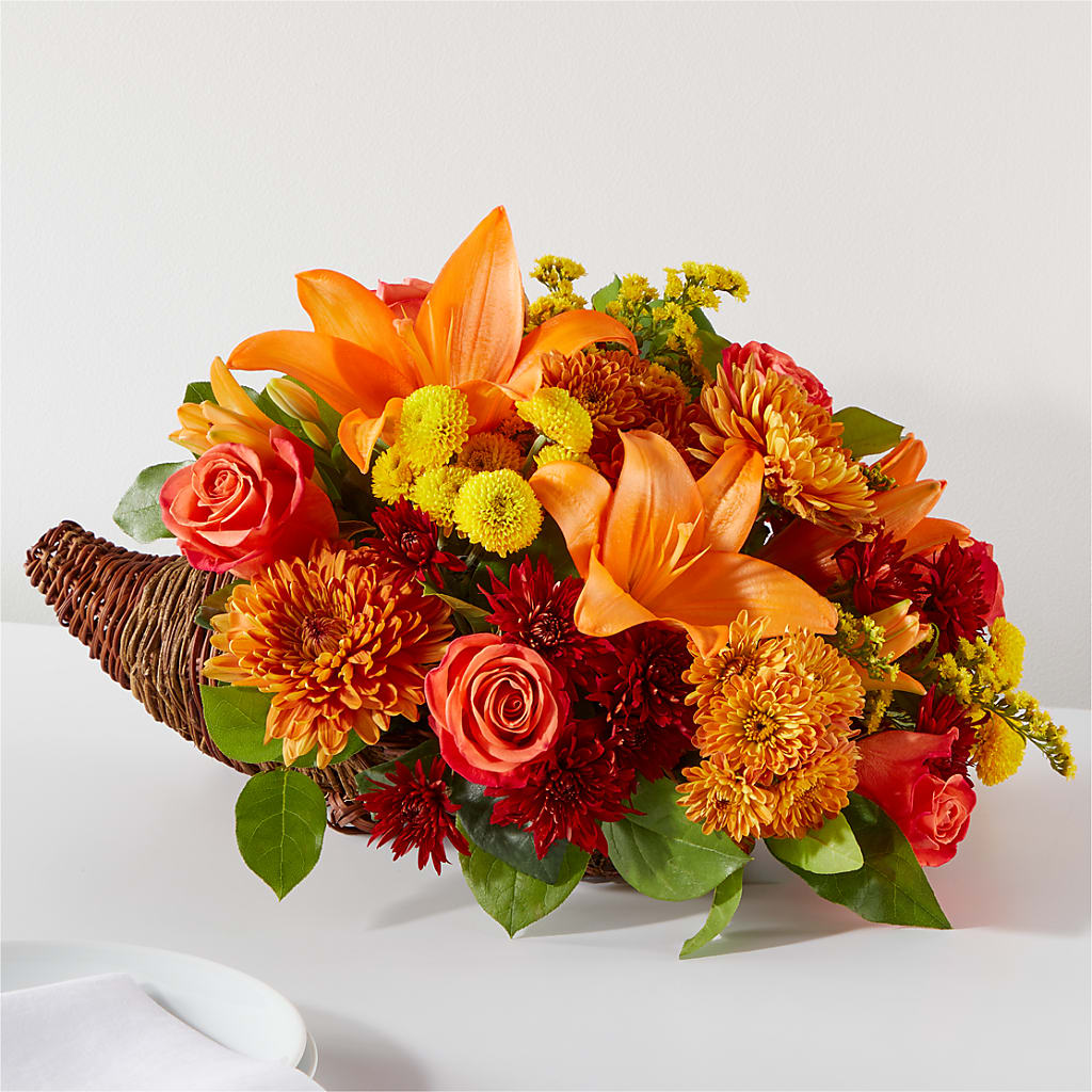 Bouquet of Blessings Cornucopia – ANGELOS FLOWERS & GIFTS INC, Mississauga ON
