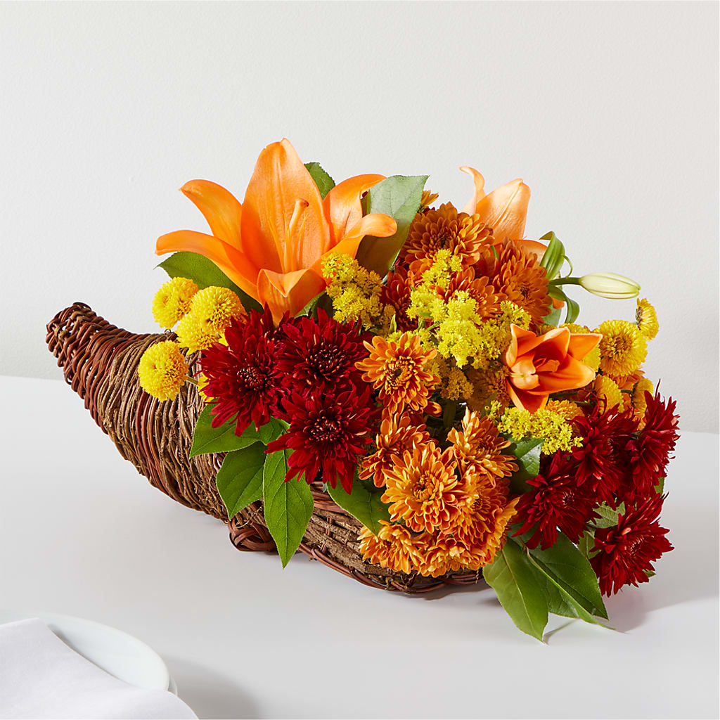 Bouquet of Blessings Cornucopia – ANGELOS FLOWERS & GIFTS INC, Mississauga ON
