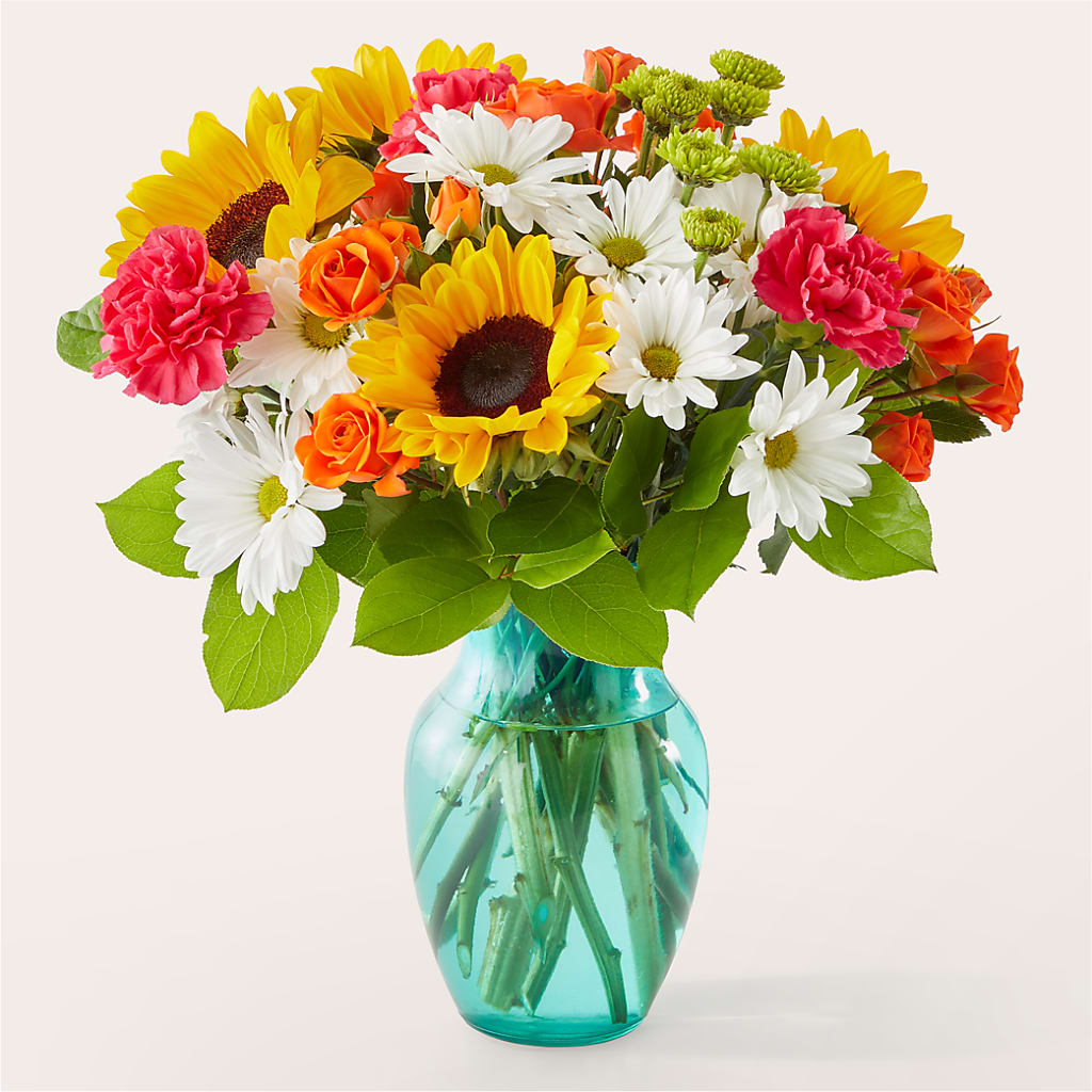 Sun-drenched Blooms Bouquet – ANGELOS FLOWERS & GIFTS INC, Mississauga ON