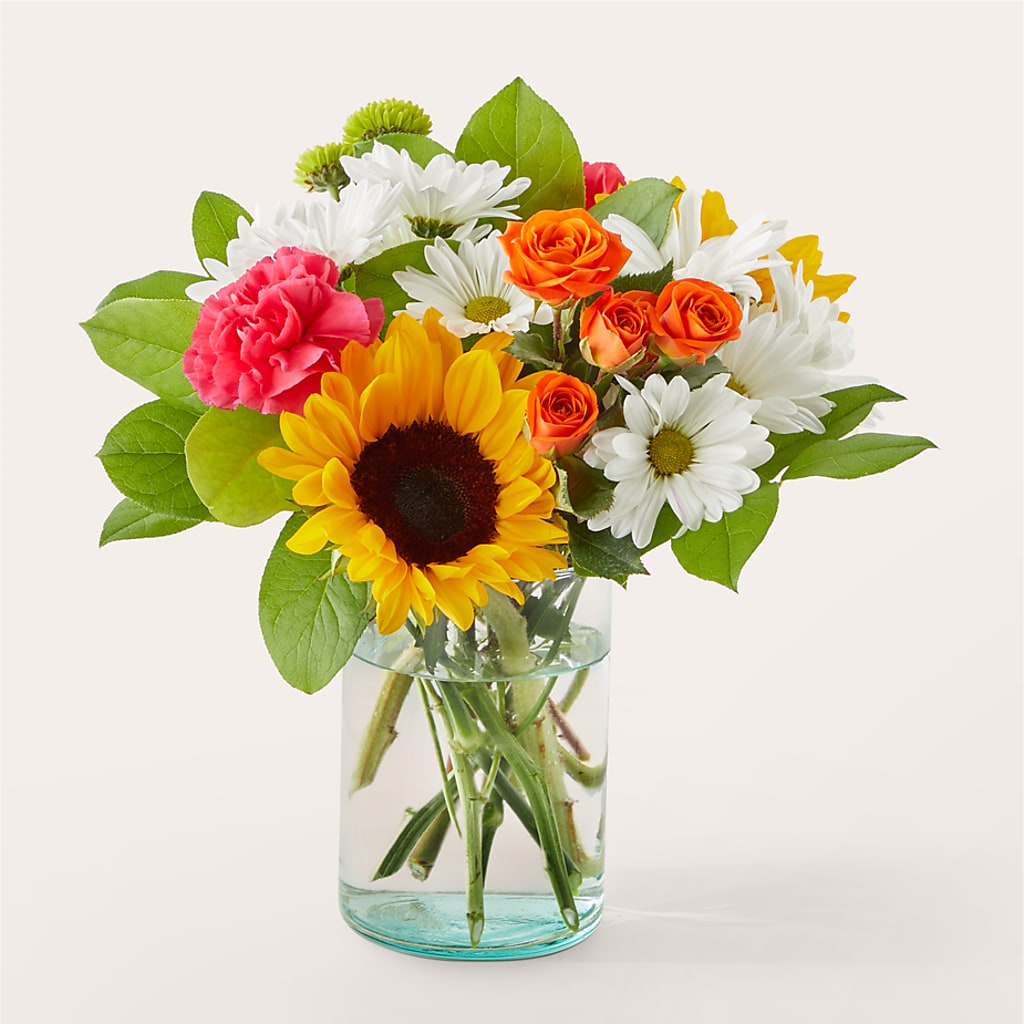 Sun-drenched Blooms Bouquet – ANGELOS FLOWERS & GIFTS INC, Mississauga ON