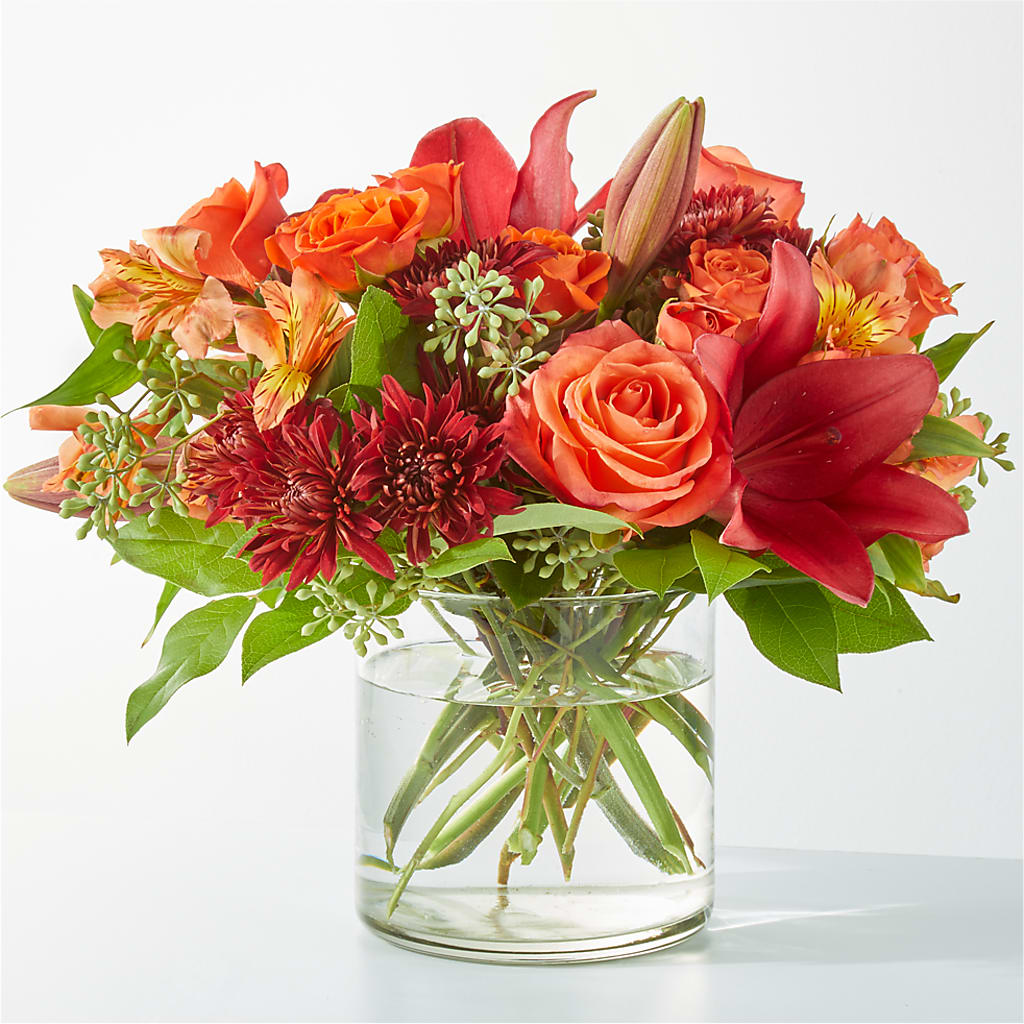 Crimson Leaves Bouquet – ANGELOS FLOWERS & GIFTS INC, Mississauga ON