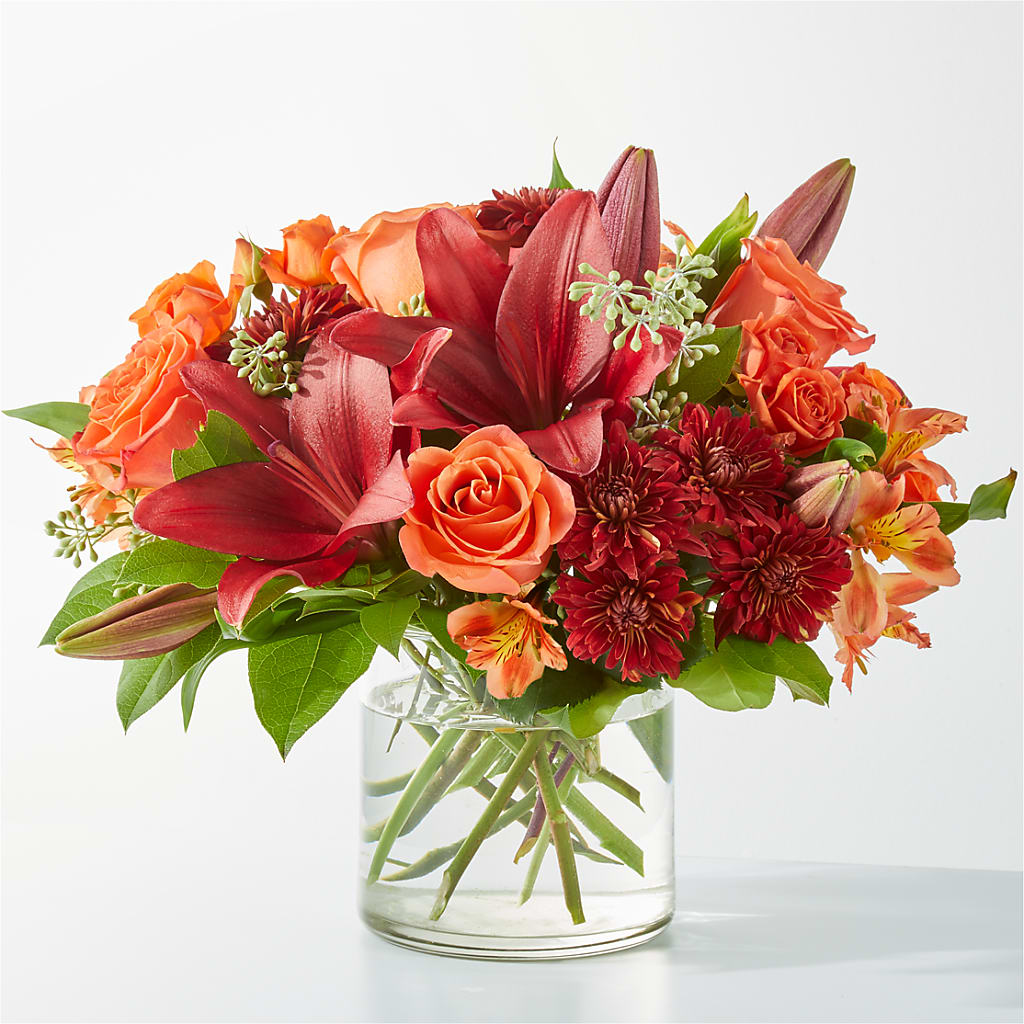 Crimson Leaves Bouquet – ANGELOS FLOWERS & GIFTS INC, Mississauga ON