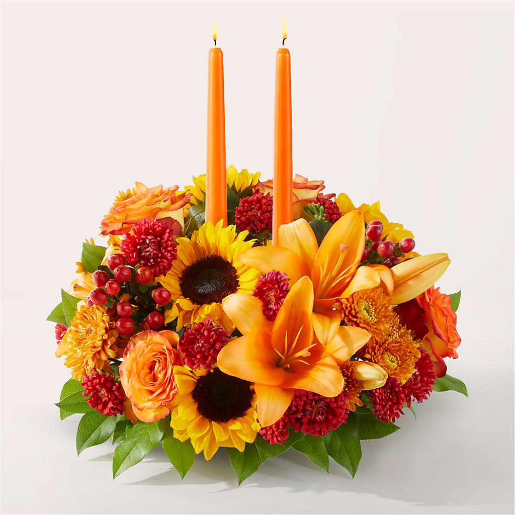 Grateful Centerpiece – ANGELOS FLOWERS & GIFTS INC, Mississauga ON