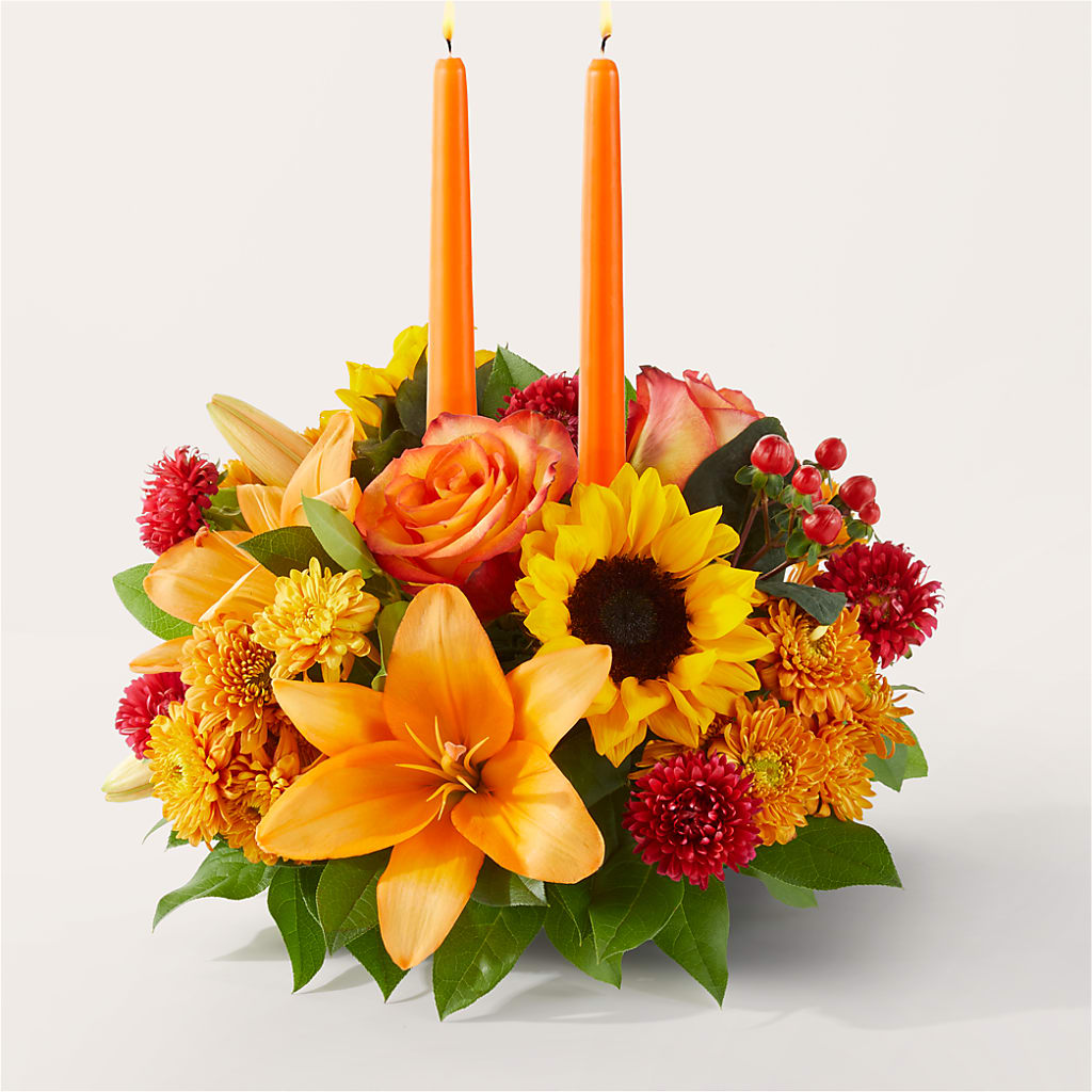 Grateful Centerpiece – ANGELOS FLOWERS & GIFTS INC, Mississauga ON
