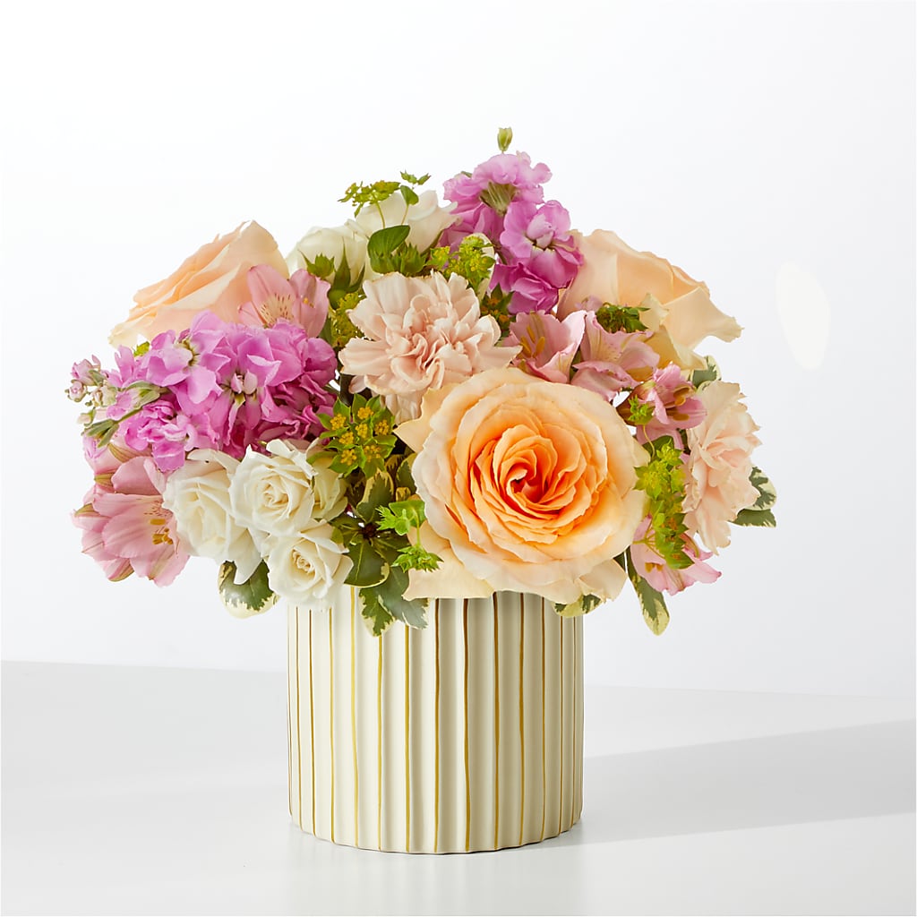 Paradise Bouquet with Ivory Vase – ANGELOS FLOWERS & GIFTS INC, Mississauga ON