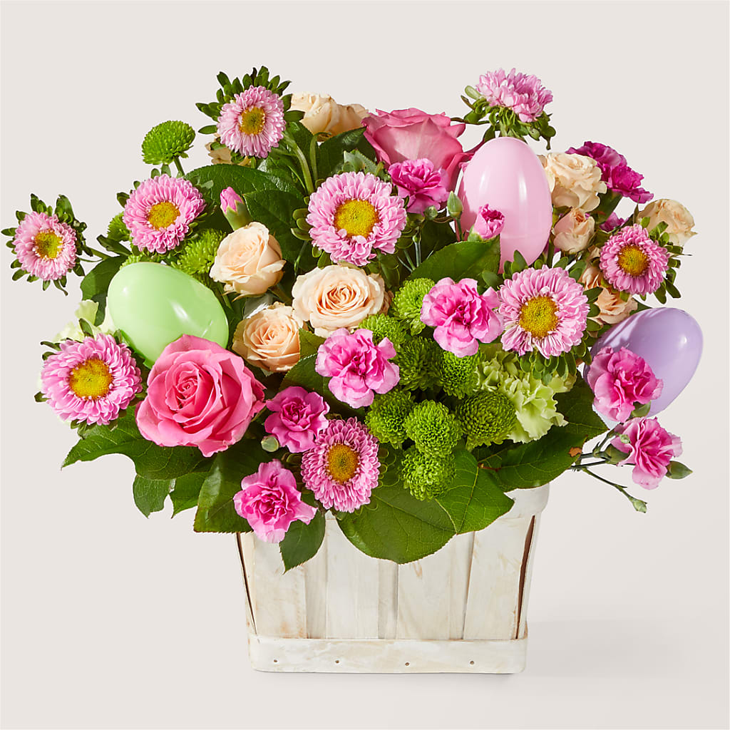 Get Eggcited Basket – ANGELOS FLOWERS & GIFTS INC, Mississauga ON