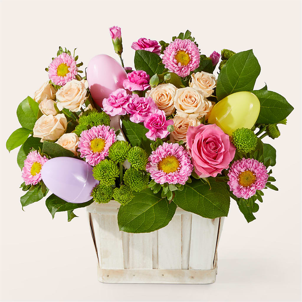 Get Eggcited Basket – ANGELOS FLOWERS & GIFTS INC, Mississauga ON
