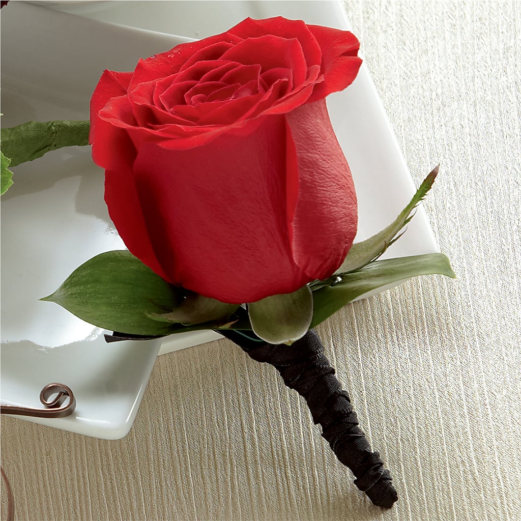 Red Rose Boutonniere – ANGELOS FLOWERS & GIFTS INC, Mississauga ON