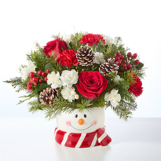 Jolly Snowman Bouquet – ANGELOS FLOWERS & GIFTS INC, Mississauga ON