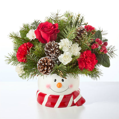Jolly Snowman Bouquet – ANGELOS FLOWERS & GIFTS INC, Mississauga ON