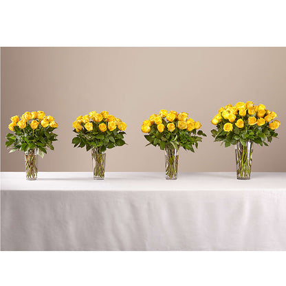 Long Stem Yellow Rose Bouquet – ANGELOS FLOWERS & GIFTS INC, Mississauga ON
