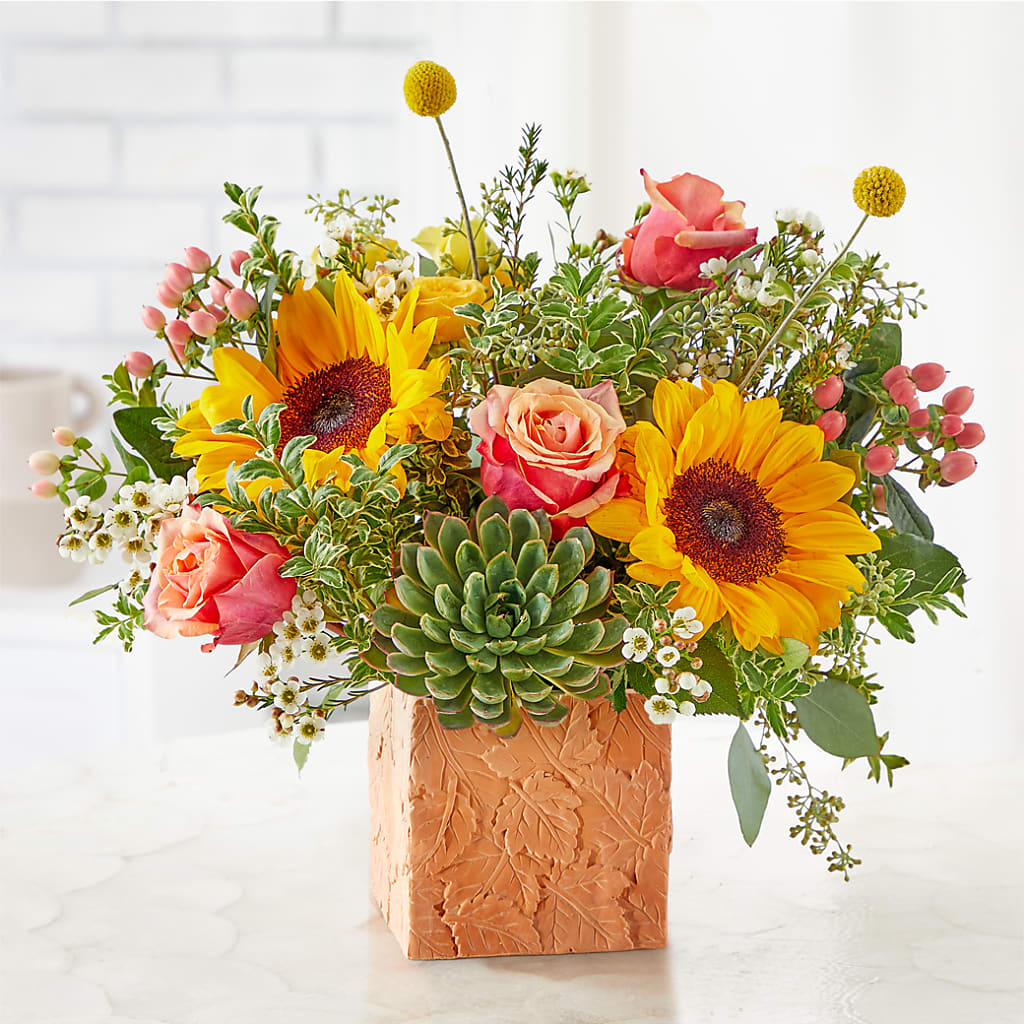 Sunflower Season Bouquet – ANGELOS FLOWERS & GIFTS INC, Mississauga ON