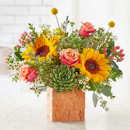 Sunflower Season Bouquet – ANGELOS FLOWERS & GIFTS INC, Mississauga ON