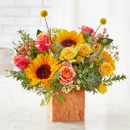 Sunflower Season Bouquet – ANGELOS FLOWERS & GIFTS INC, Mississauga ON
