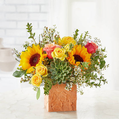 Sunflower Season Bouquet – ANGELOS FLOWERS & GIFTS INC, Mississauga ON
