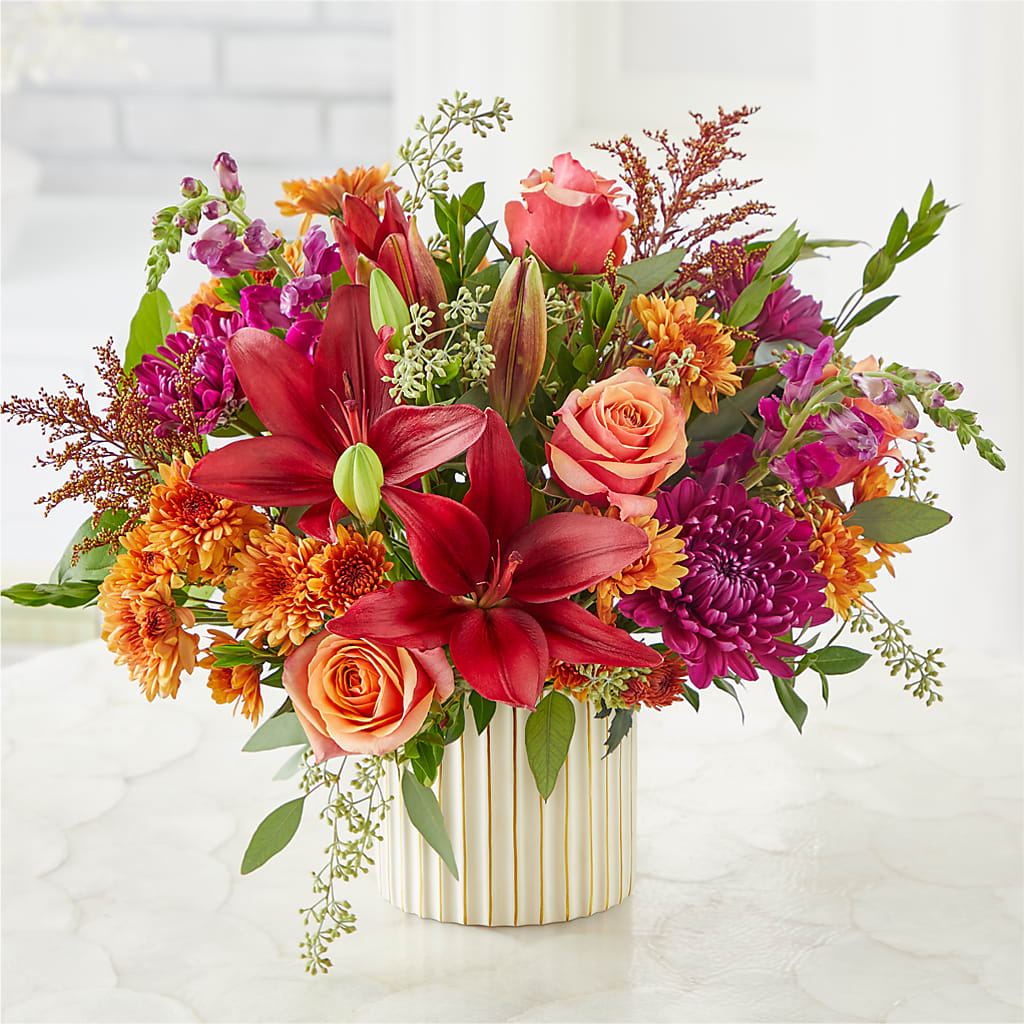 Burgundy Landscape Bouquet – ANGELOS FLOWERS & GIFTS INC, Mississauga ON