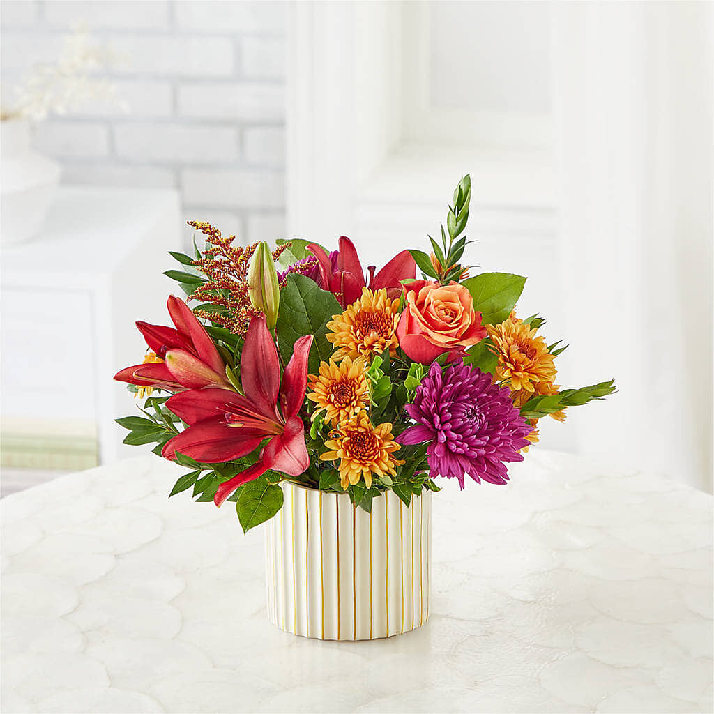 Burgundy Landscape Bouquet – ANGELOS FLOWERS & GIFTS INC, Mississauga ON
