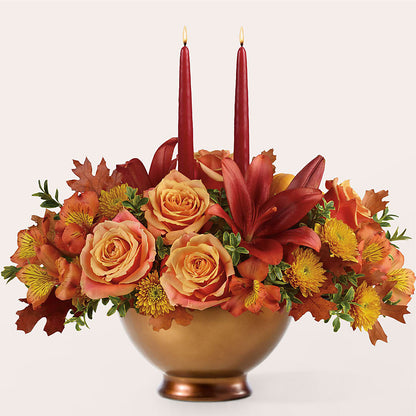Harvest Table Centerpiece – ANGELOS FLOWERS & GIFTS INC, Mississauga ON
