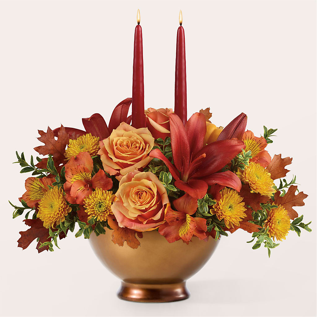 Harvest Table Centerpiece – ANGELOS FLOWERS & GIFTS INC, Mississauga ON
