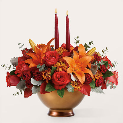 Fruits of Fall Centerpiece – ANGELOS FLOWERS & GIFTS INC, Mississauga ON
