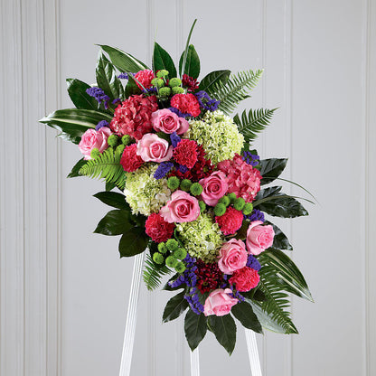 Refreshing Mix Standing Spray – ANGELOS FLOWERS & GIFTS INC, Mississauga ON