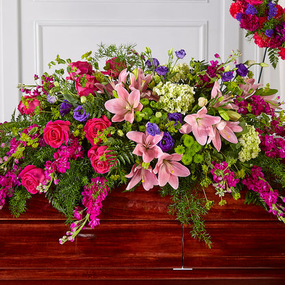 Radiant Tribute Casket Spray – ANGELOS FLOWERS & GIFTS INC, Mississauga ON