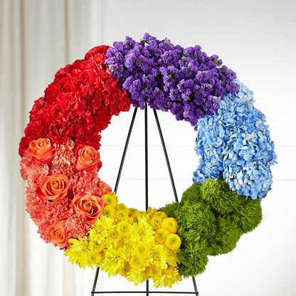 Circle of Love Wreath – ANGELOS FLOWERS & GIFTS INC, Mississauga ON