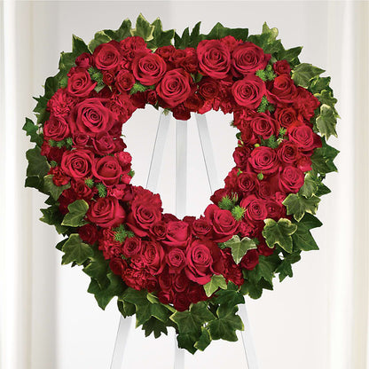 Wholehearted Standing Spray – ANGELOS FLOWERS & GIFTS INC, Mississauga ON