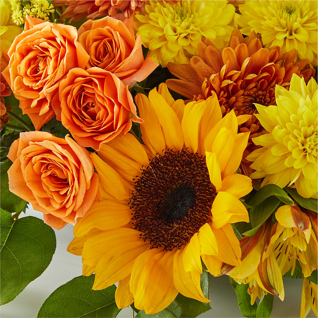 Autumn Harmony Centerpiece – ANGELOS FLOWERS & GIFTS INC, Mississauga ON
